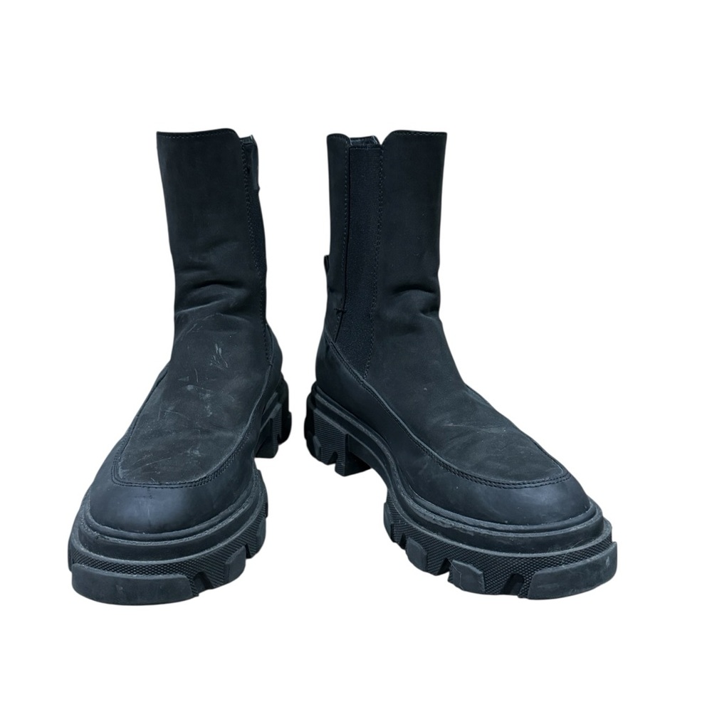 Only Black Chunky Ankle Boots Size 39